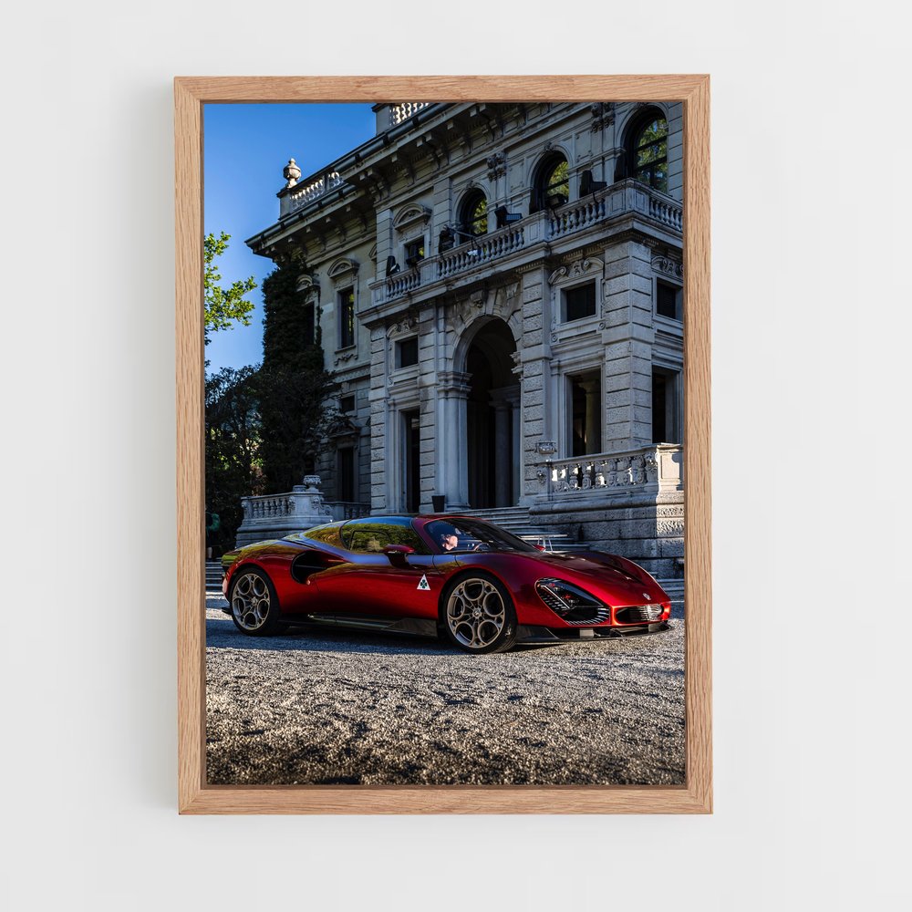 Poster Stradale Audacieux – affiche Alfa Romeo (vue 4)